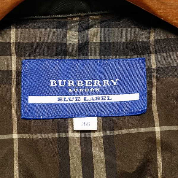 price cut!] Burberry Blue Label BURBERRY BLUE LABEL lining check